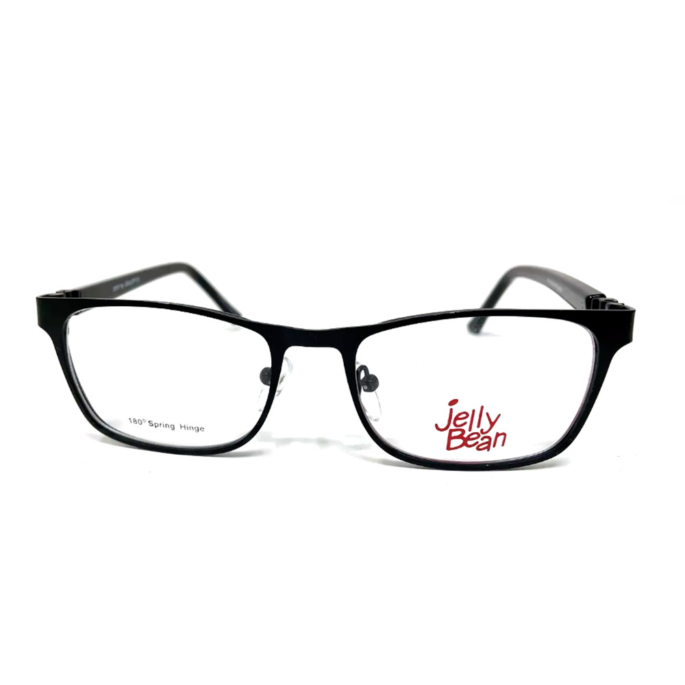 JELLY BEAN JB167 SHINY BLACK EYEGLASSES SUNGLASSES FRAME 47-16-135